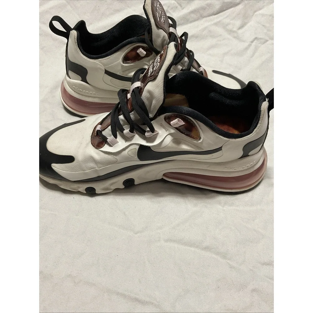 Nike Air 70 React Women's 8.5 Ivory Rose Athletic Running‎ Shoe CU4752-100